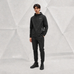Customized Waterproof PU Coated Polyester Nylon Fabric Windproof Breathable Outdoor Sportswear Hoodie Jacket Tracksuit