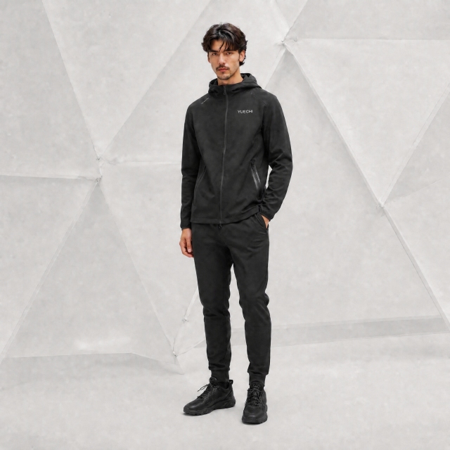 Customized Waterproof PU Coated Polyester Nylon Fabric Windproof Breathable Outdoor Sportswear Hoodie Jacket Tracksuit