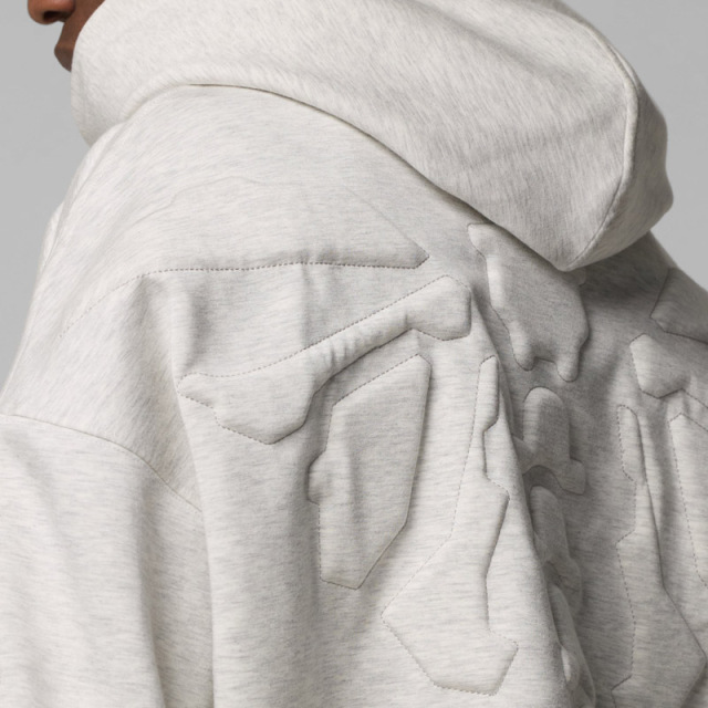 Custom Men Oversized Tracksuit Puff Printing Embossing Kangaroo Pocket Embroidered Winter Fleece Lined 100% Cotton Heather Grey