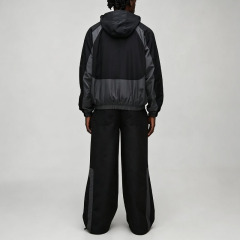Custom Men's Boxy Fit Color Block Hooded Jacket Set Funnel Neck With Hood Technical Streetwear Lightweight Nylon Tracksuit,Leading Custom Apparel Manufacturer | Your Trusted China Sourcing Partner | YC/YUECHI,Custom Men's Boxy Fit Color Block Hooded Jacket Funnel Neck With Hood Technical Streetwear Lightweight Nylon Tracksuit