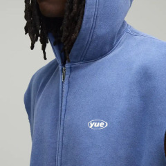 Custom Men's Winter Oversized Washed Sleeveless Zip Hooded Vest Cropped Wide Leg Jogger Tracksuit Fleece Embroidered Logo