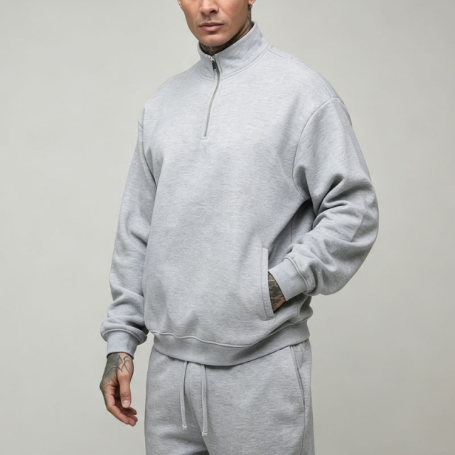 Gray hoodies