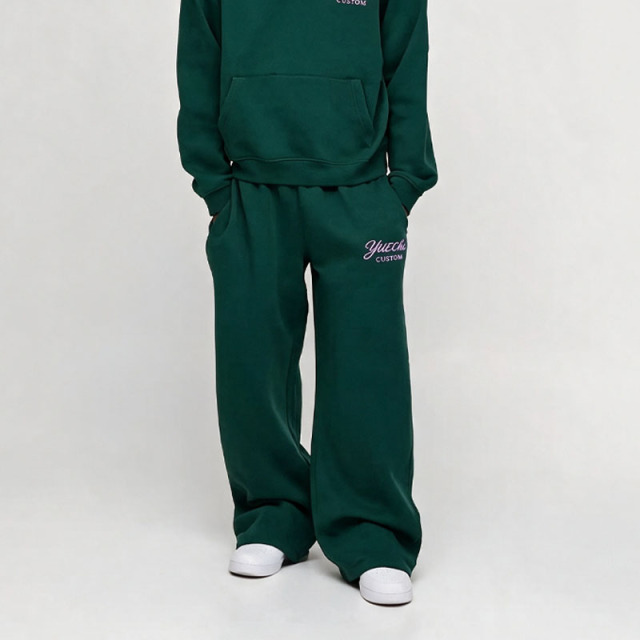Green sweatpants