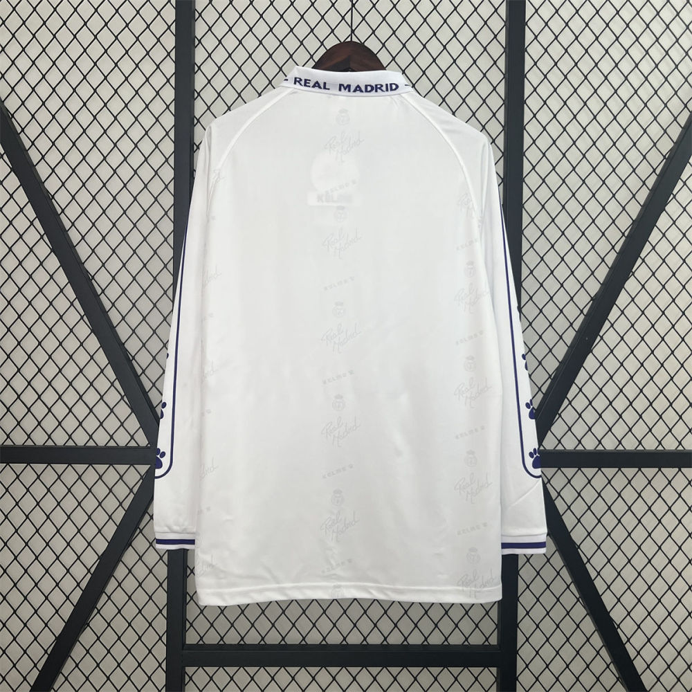 Real Madrid 1994/96 Home Retro jersey Long sleeve version