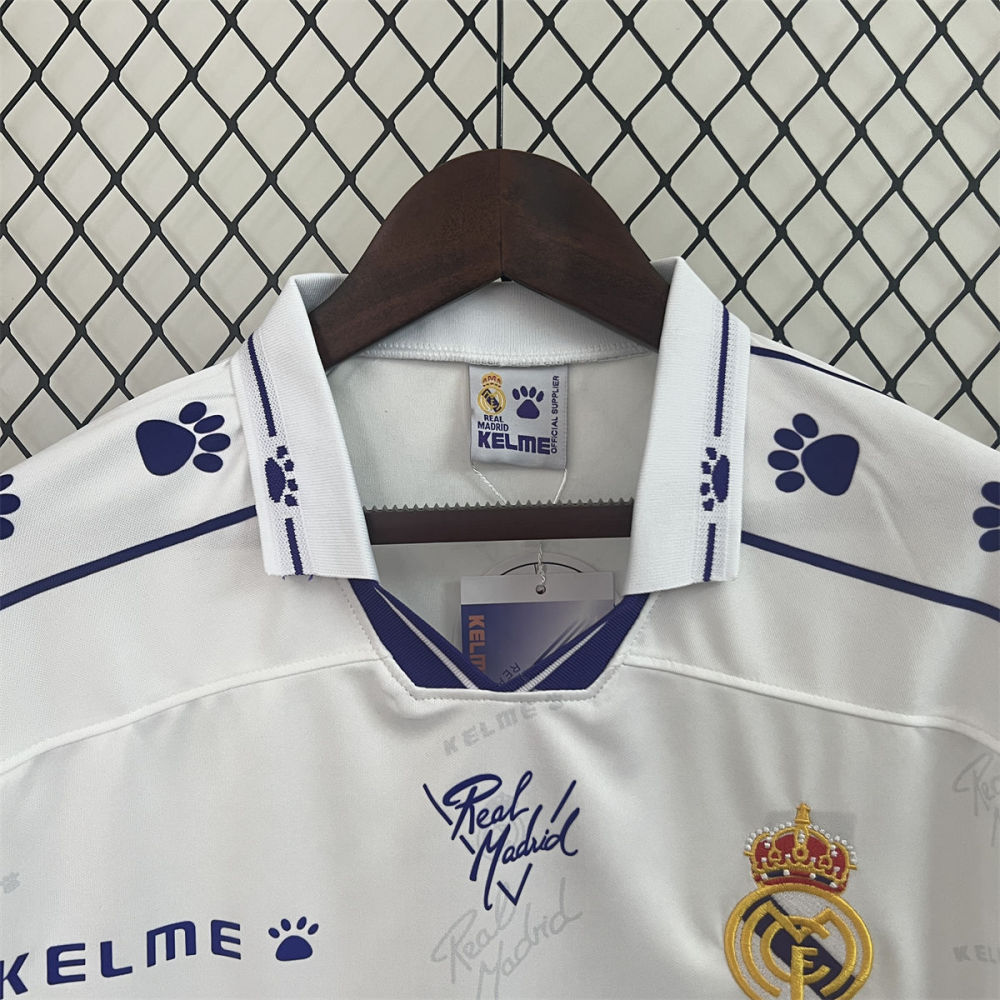 Real Madrid 1994/96 Home Retro jersey Long sleeve version