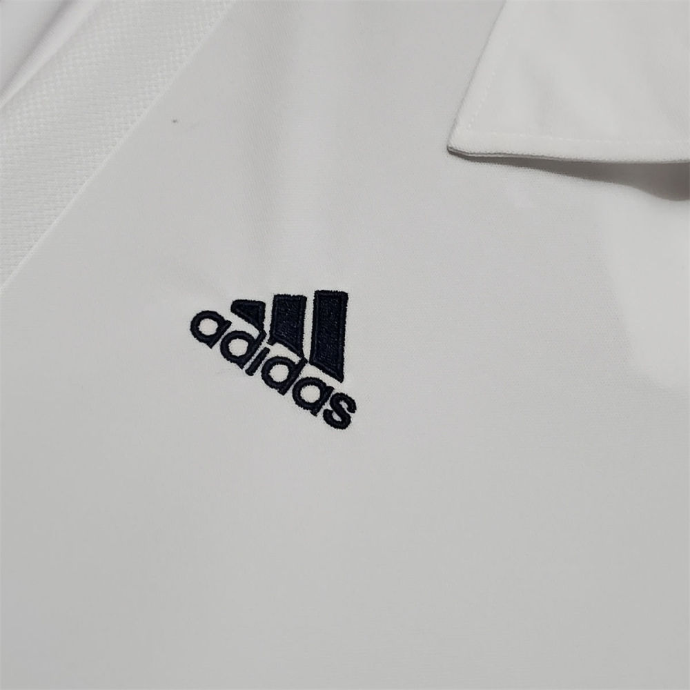 Real Madrid 2002 Home Retro jersey Home Long Sleeves Fan Version