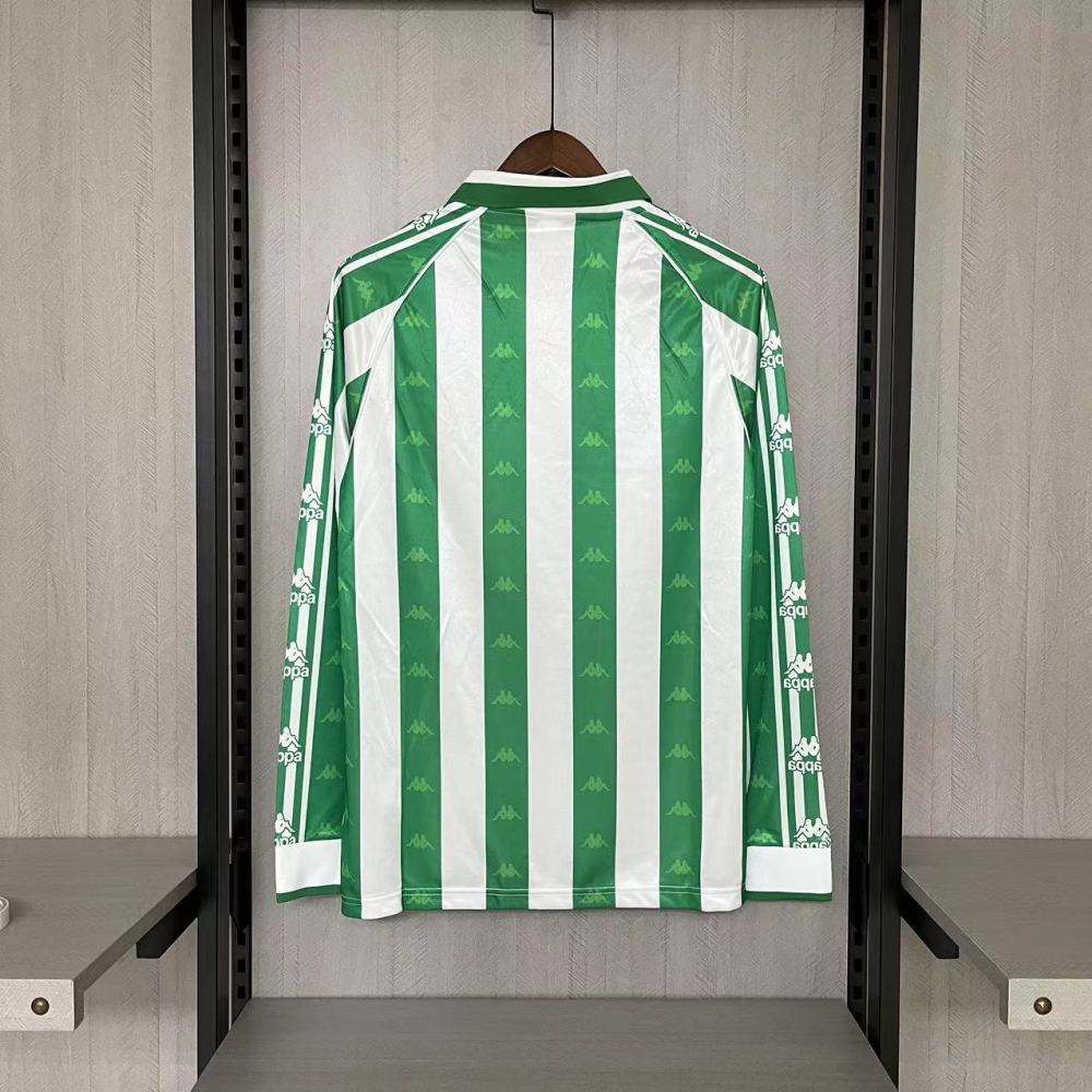 Retro Real Betis 95/97 Home Long Sleeve jersey Fan Version