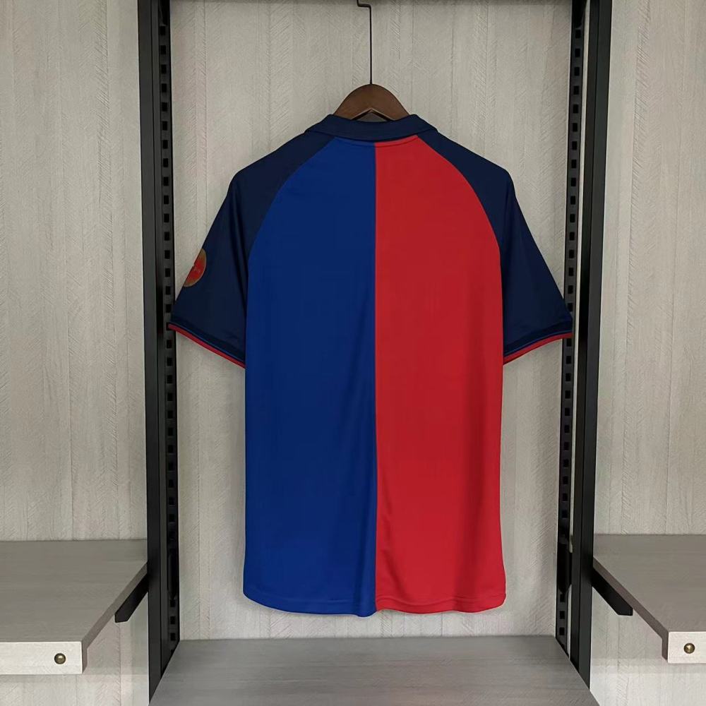 Retro Barcelona 99/00 100th Anniversary version home jersey Fan Version