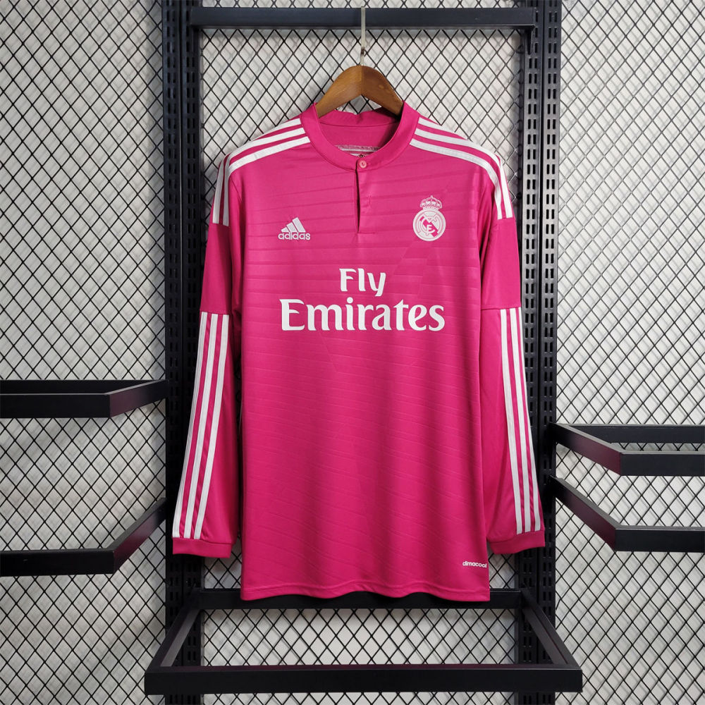 Retro 14/15 Long Sleeve Real Madrid away jersey Fan Version