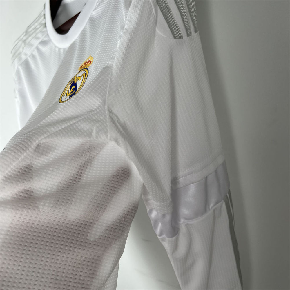 Retro 15/16 Real Madrid Long Sleeve Home  jersey Fan Version