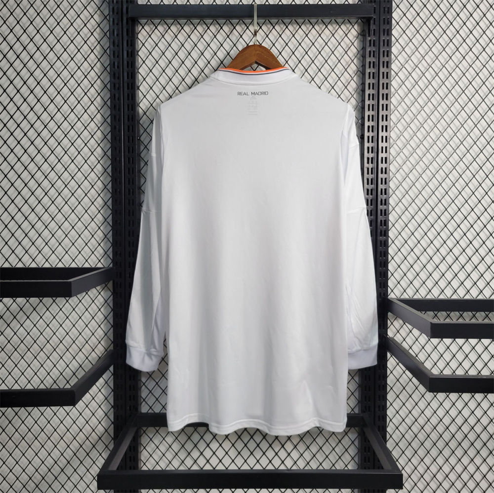 Retro 13/14 Long Sleeve Real Madrid Home jersey Fan Version