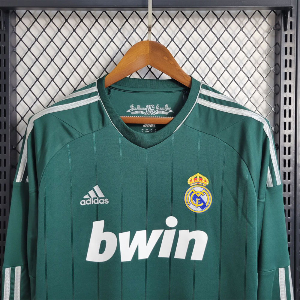 Real Madrid 2012/13 Retro jersey Long Sleeves Double Fan Version