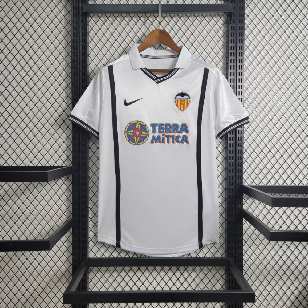 Retro Valencia 00/01 Home jersey Fan Version