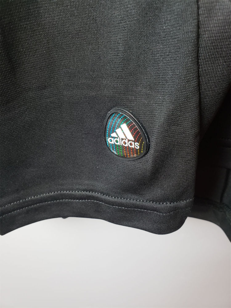 Real Madrid 2012 black Retro jersey Double Long Sleeves Fan Version