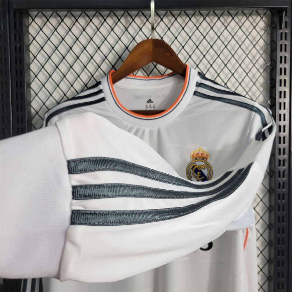 Retro 13/14 Long Sleeve Real Madrid Home jersey Fan Version
