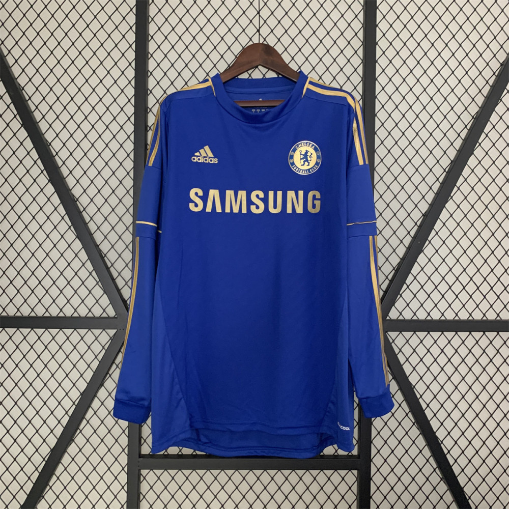 Retro Chelsea 12/13 long sleeve Home jersey Fan Version