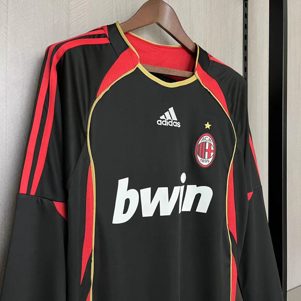 Retro AC Milan 06/07 Long Sleeve III jersey Fan Version