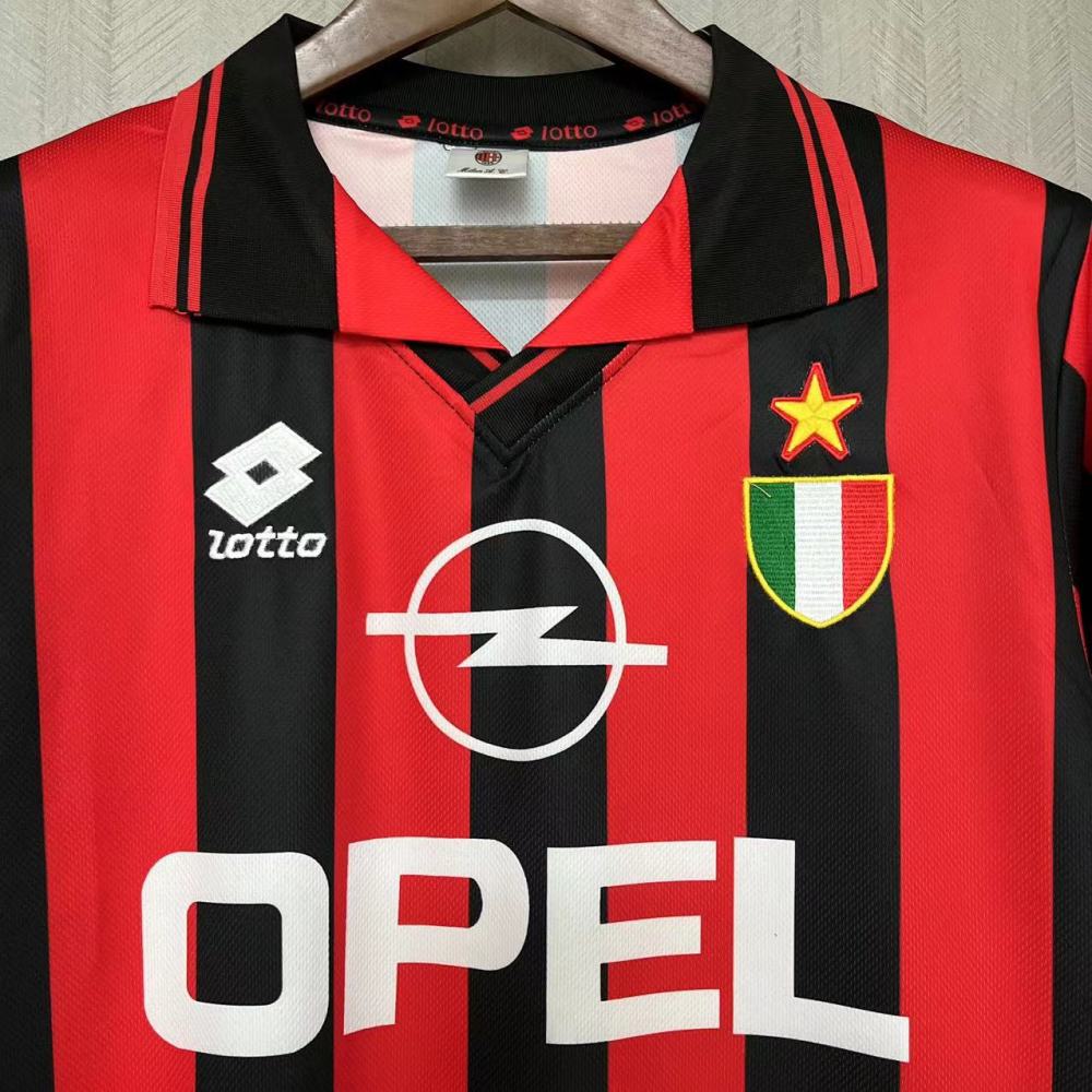 Retro AC Milan 96/97 Home jersey Fan Version