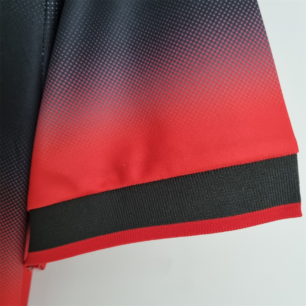 Retro AC Milan 5/96 Training Suit Black  jersey Fan Version