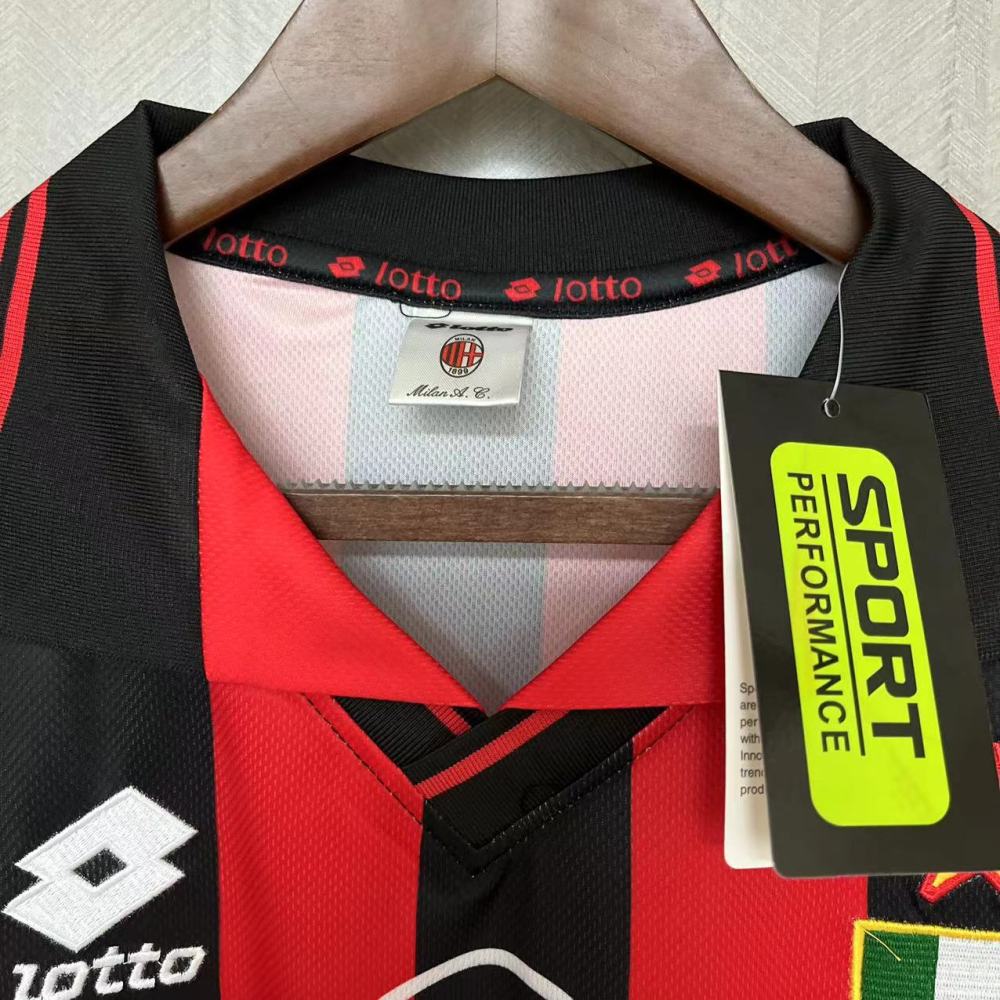 Retro AC Milan 96/97 Home jersey Fan Version
