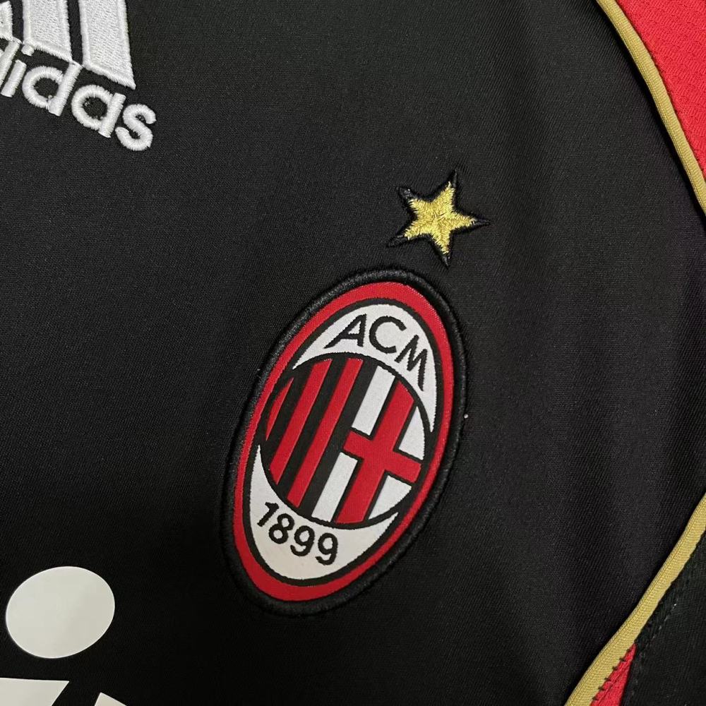Retro AC Milan 06/07 Long Sleeve III jersey Fan Version