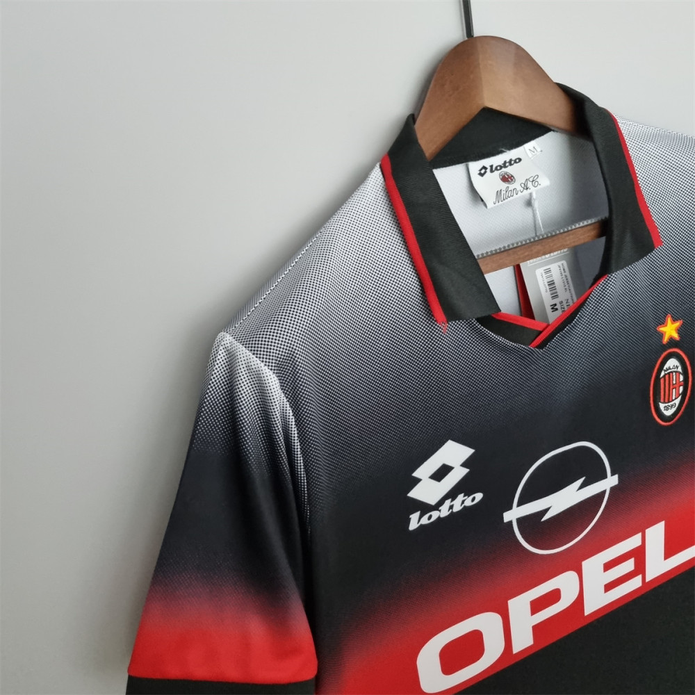 Retro AC Milan 5/96 Training Suit Black  jersey Fan Version