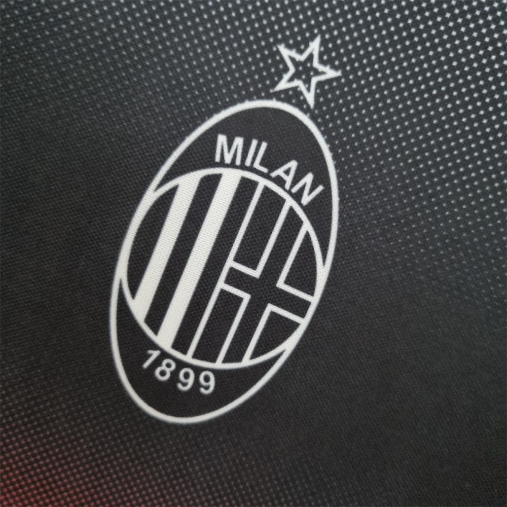 Retro AC Milan 95/96 Training Suit Black & White jersey Fan Version