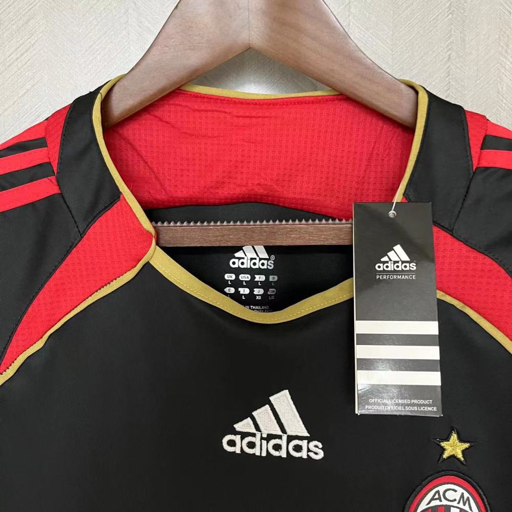 Retro AC Milan 06/07 Long Sleeve III jersey Fan Version