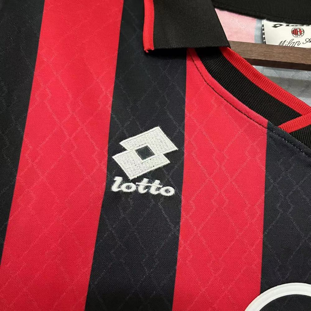 Retro AC Milan 95/96 Home jersey Fan Version