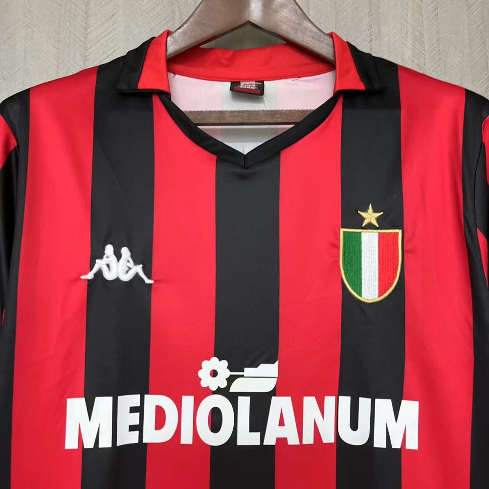 Retro AC Milan 89/90 Home jersey Fan Version