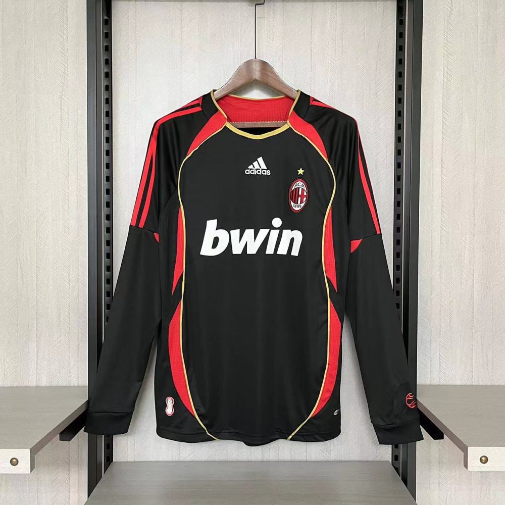 Retro AC Milan 06/07 Long Sleeve III jersey Fan Version