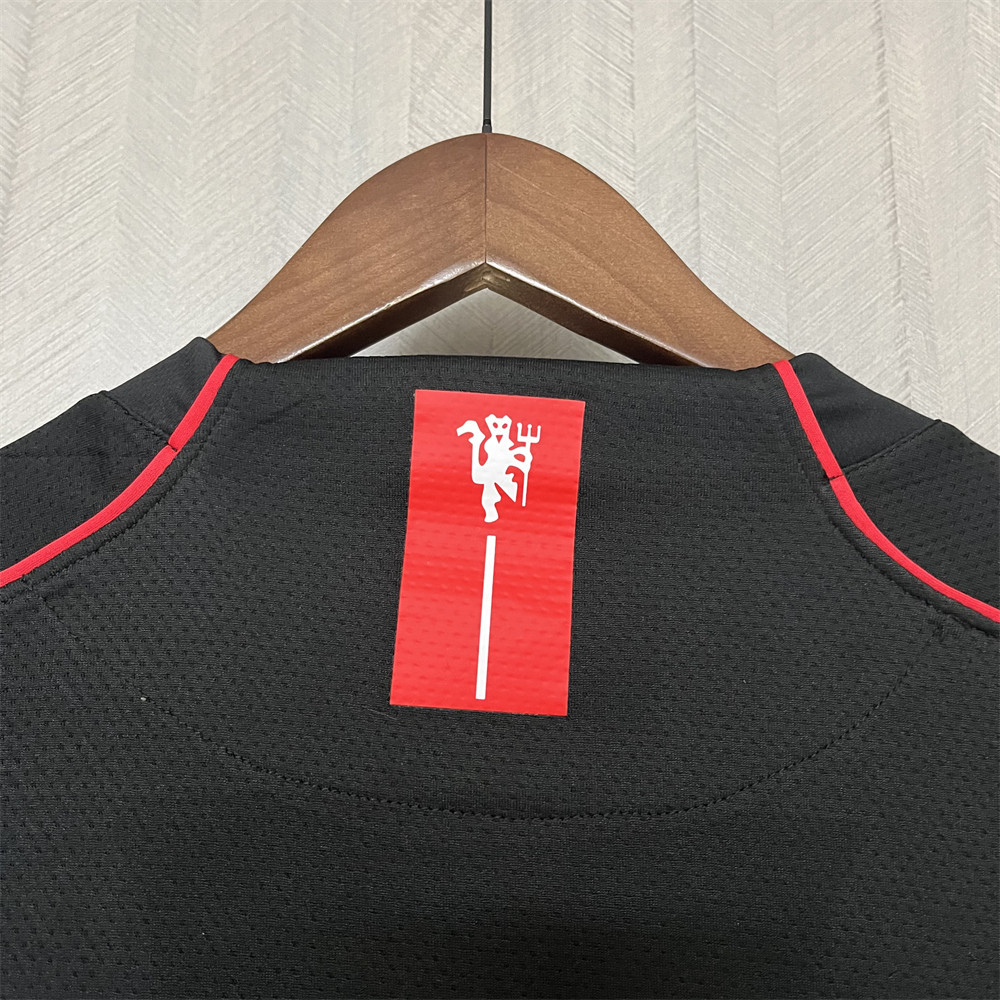 Retro Manchester United 2007/08 Long Sleeve Away jersey Fan Version