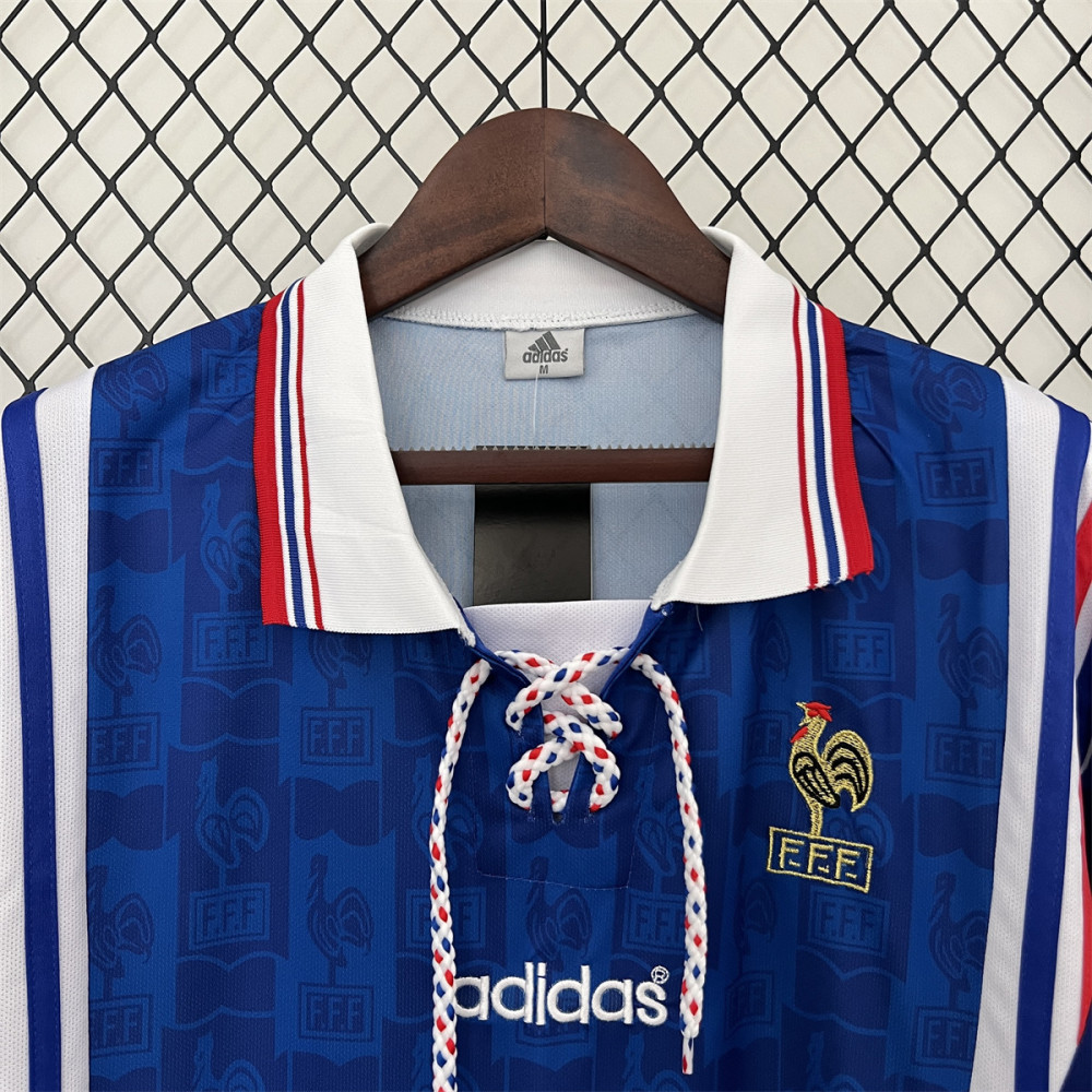 Retro France 1996 Home jersey Fan Version