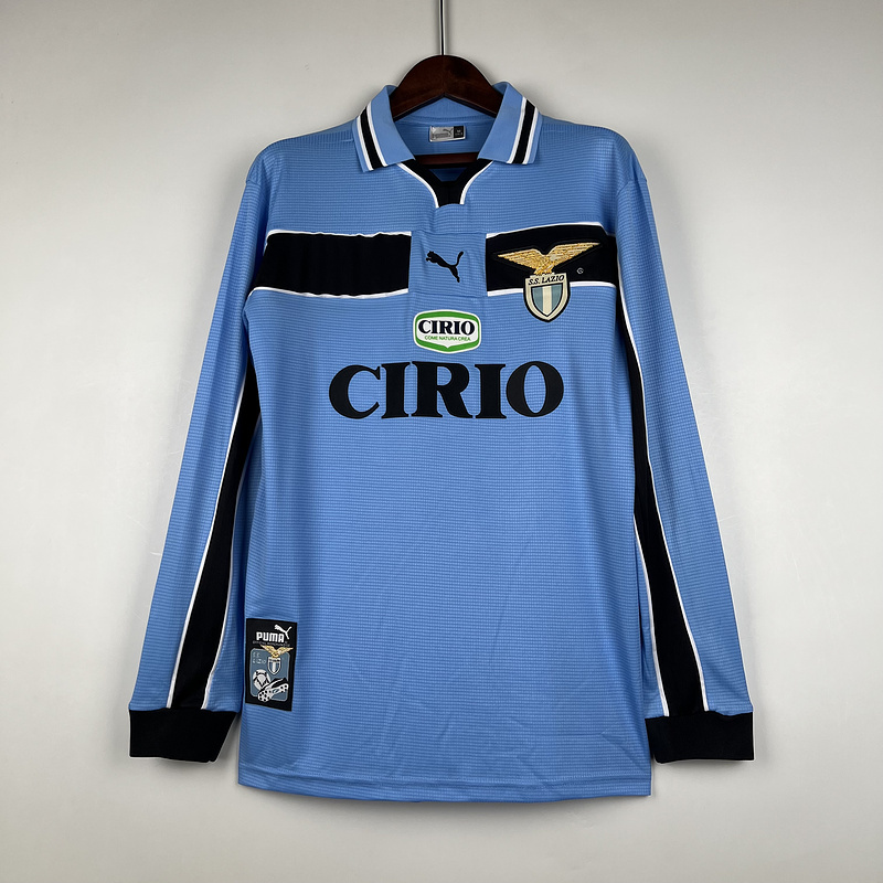 Retro Lazio 98/00 Home Long Sleeves jersey Fan Version