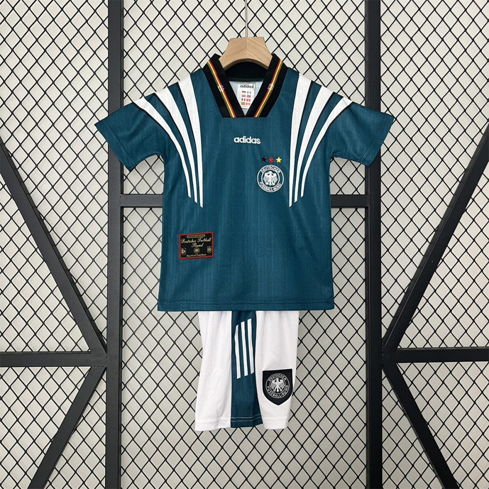 Retro Germany 1996 Home  jersey Kid Kits Size 16-28