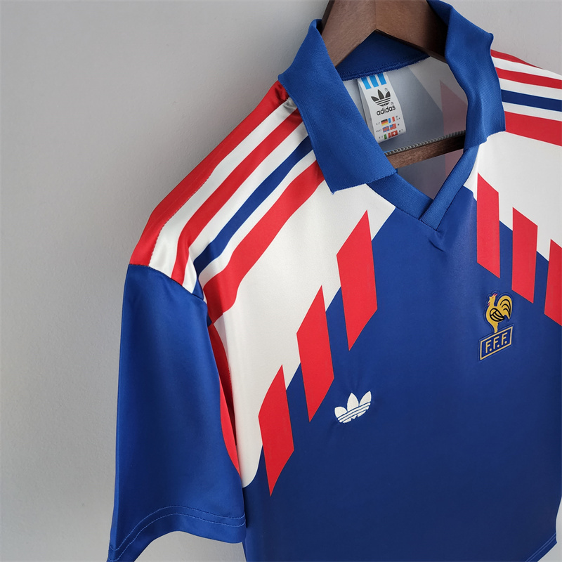 Retro France 88/90Home jersey Fan Version