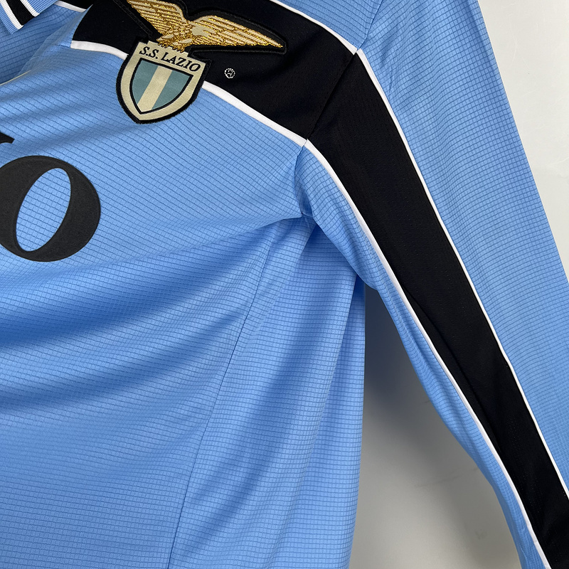 Retro Lazio 98/00 Home Long Sleeves jersey Fan Version