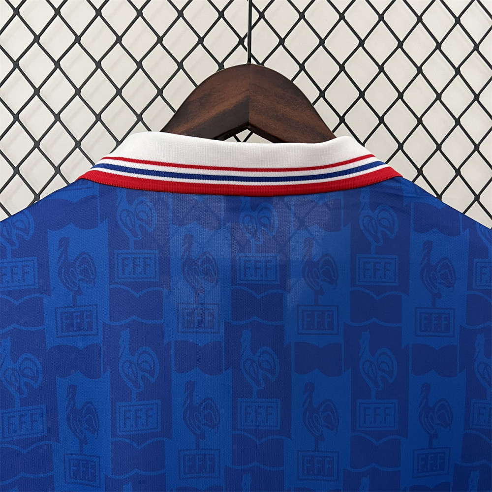 Retro France 1996 Home jersey Fan Version