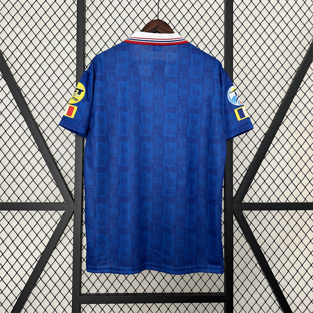 Retro France 1996 Home jersey Fan Version
