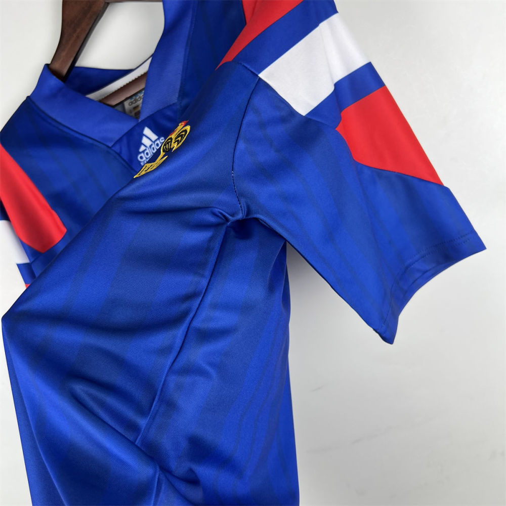 Retro France 92/94 Home jersey Fan Version