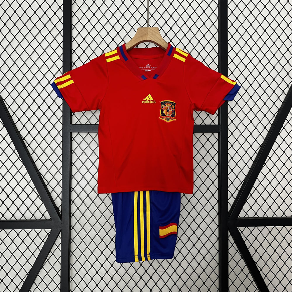 Retro Spain 2010 kids Home jersey Kid Kits Size 16-28