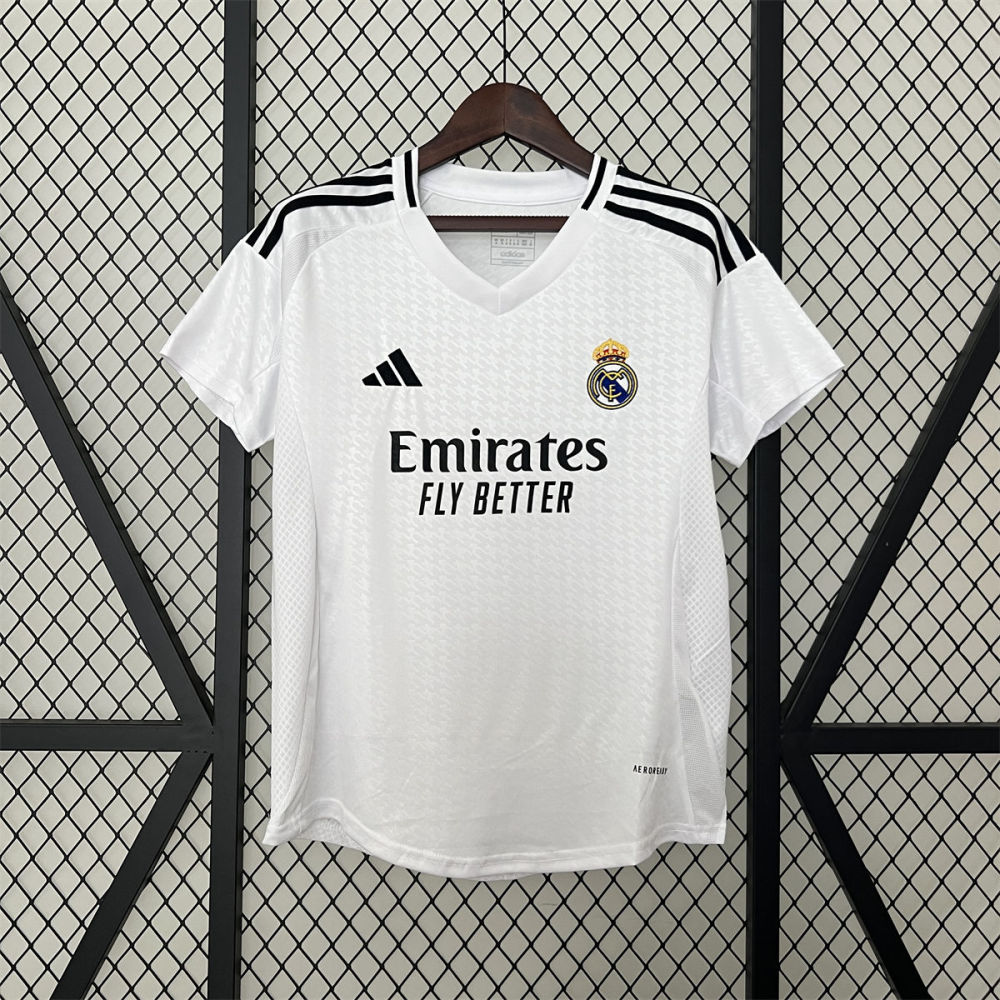 24/25 Women's Real Madrid Home Jersey Fan Version