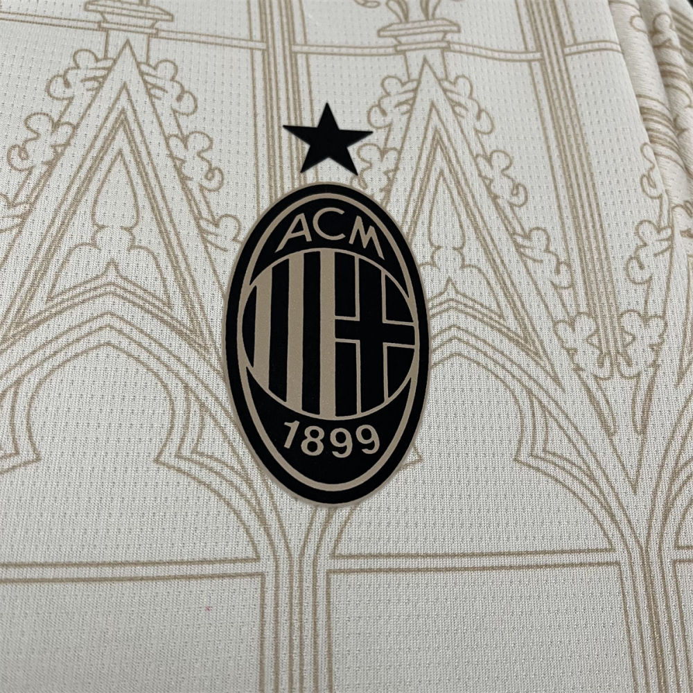2023/24 AC Milan Beige Jersey Fan Version