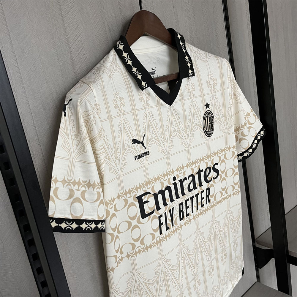2023/24 AC Milan Beige Jersey Fan Version
