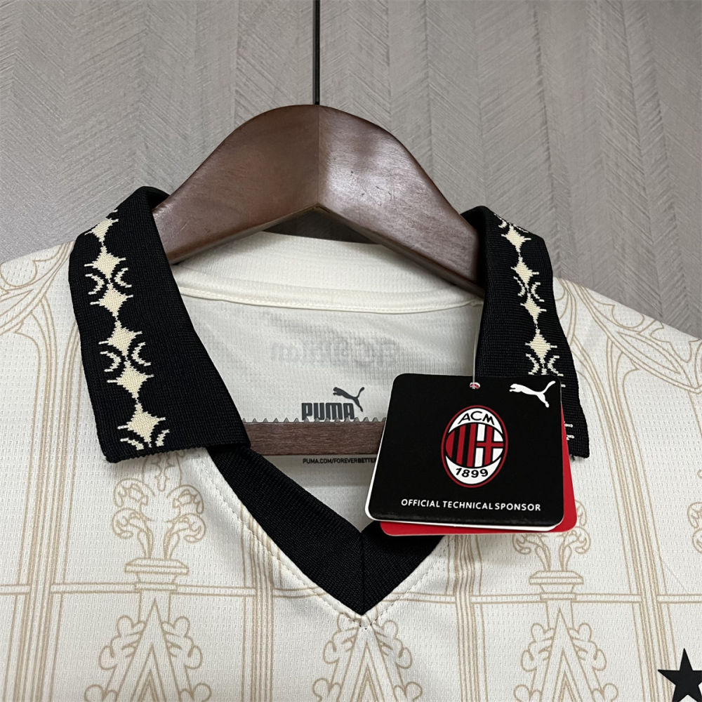 2023/24 AC Milan Beige Jersey Fan Version