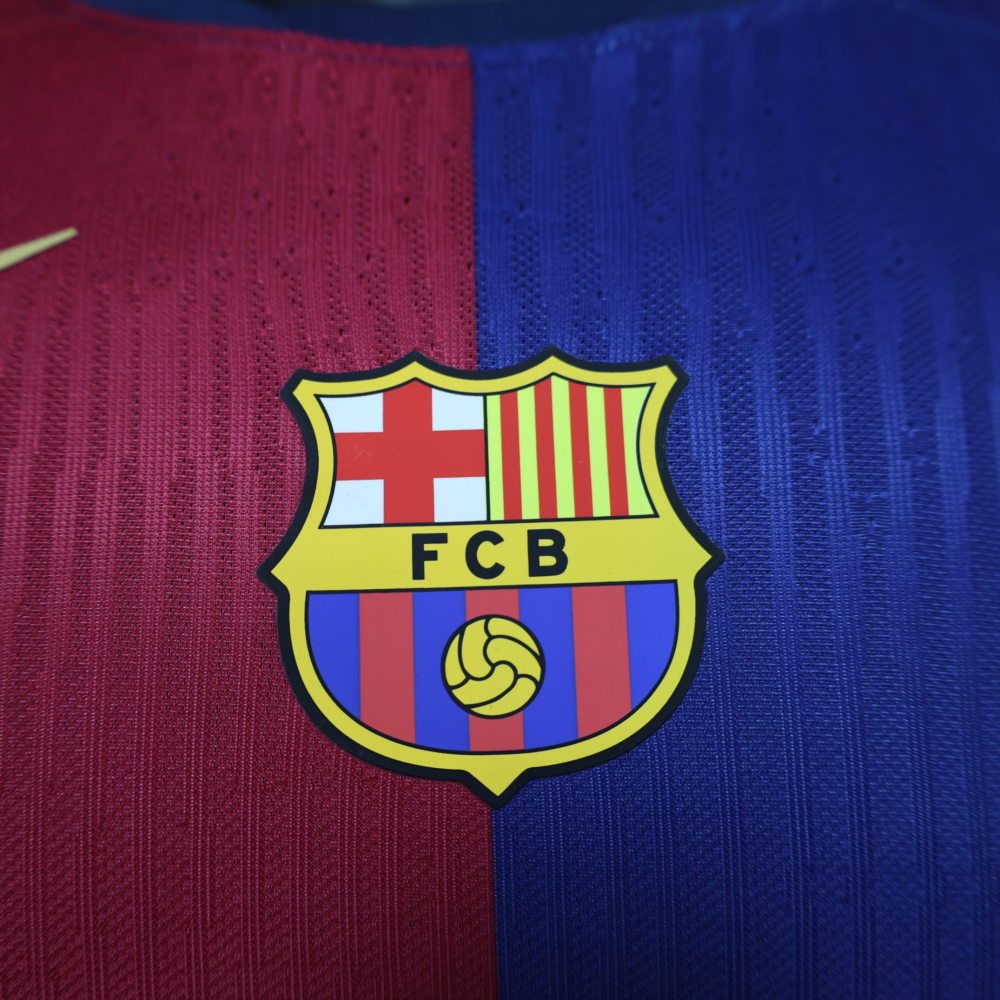 24/25 Barcelona Home Jersey Long Sleeves Player Version