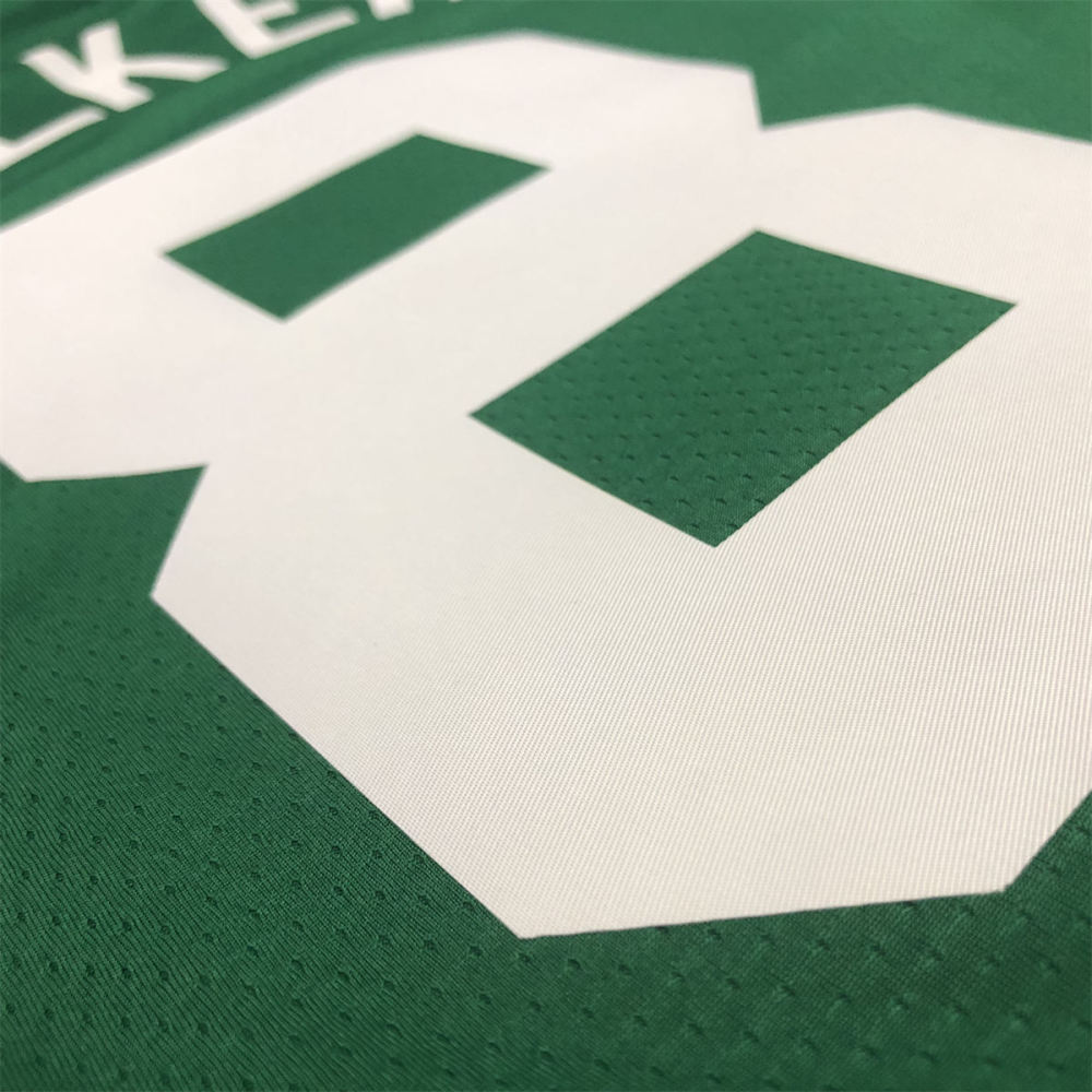 NBA Boston Celtics round neck Retro Green Jersey Walker#8 S-XXL