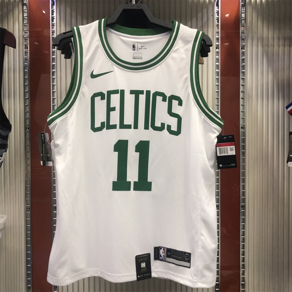 NBA Boston Celtics round neck White Jersey Irving #11 S-XXL