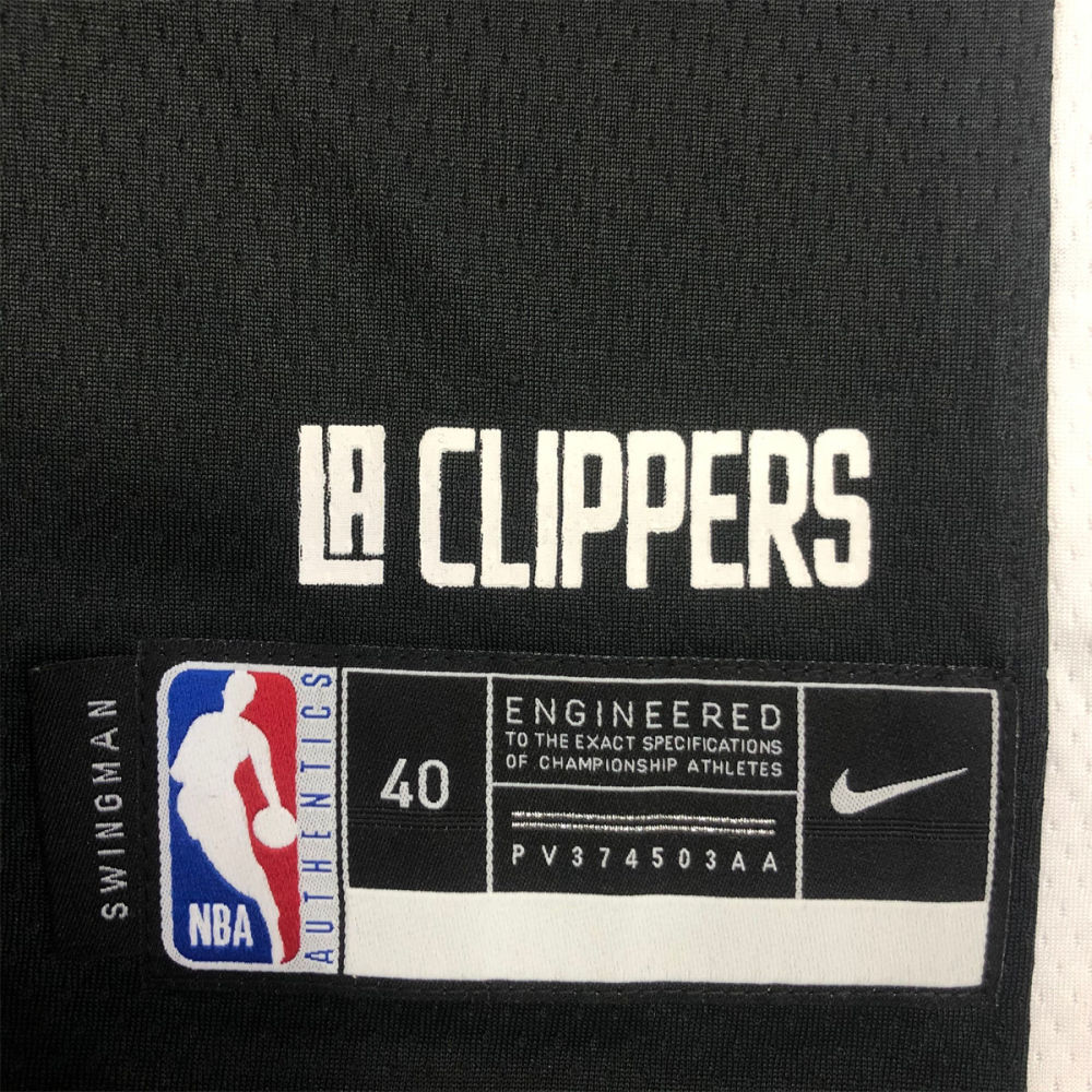 NBA Los Angeles Clippers V neck Black Jersey GEORGE#13 S-XXL