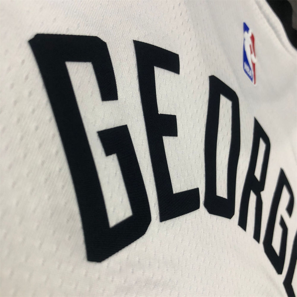 NBA Los Angeles Clippers V neck White Jersey GEORGE#13 S-XXL